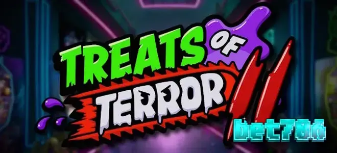 Treats of Terror II স্লট গেমের একটি রঙিন এবং ভীতিজনক দৃশ্য